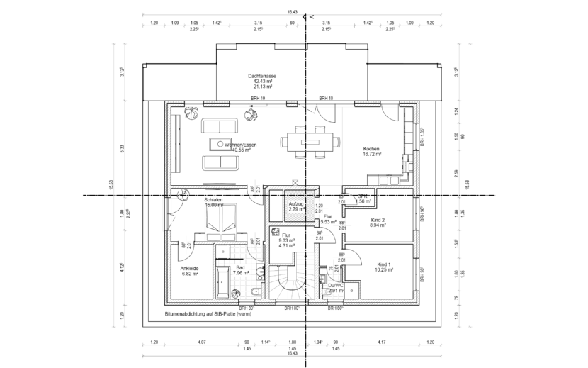 grundriss penthouse a hoch 3 bau gmbh